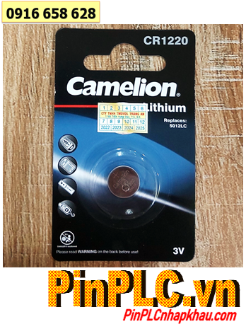 Pin CR1220 _Pin Camelion CR1220; Pin 3v lithium Camelion CR1220 _Vỉ 1viên
